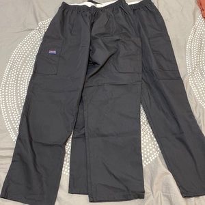 2 Pairs Gray Scrub Pants